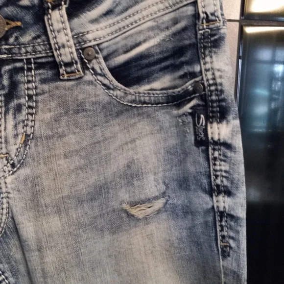 Silver-Jeans Suki Capri- Women's-SZ 27 - Picture 6 of 7